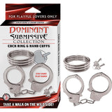 Dominant Submissive Collection Cockring & Handcuffs