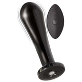 Ass-Sation Remote Vibrating Metal Anal Bulb Black