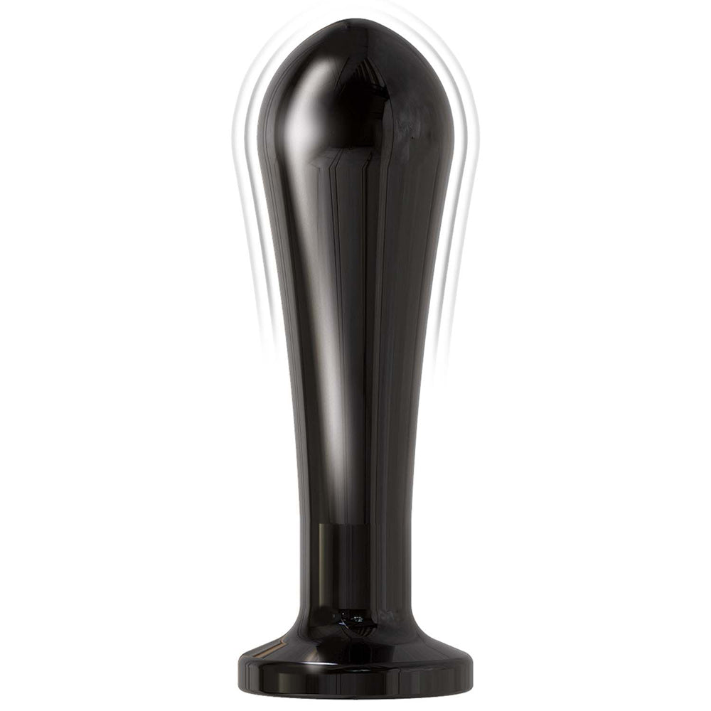 Ass-Sation Remote Vibrating Metal Anal Bulb Black