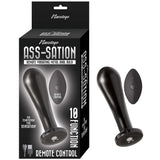 Ass-Sation Remote Vibrating Metal Anal Bulb Black