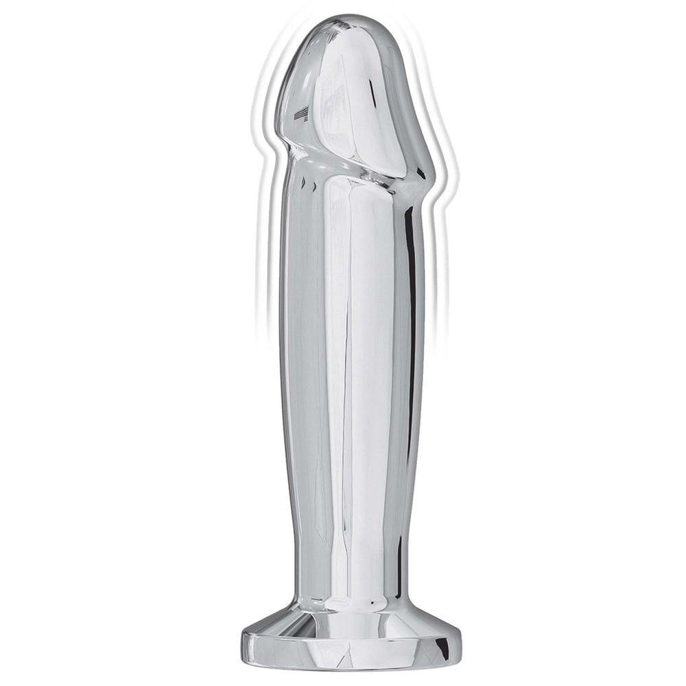 Ass-Sation Remote Vibrating Metal Anal Ecstasy Silver