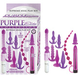 Purple Elite Collection Supreme Anal Play Kit Purple