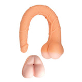 Realcocks Masturbator 14" 3 In 1 Masturbator White