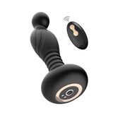 Ass-Sation Remote Vibrating P Spot Plug Black