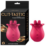 Clit-Tastic Tulip Finger Massager Red