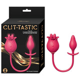 Clit-Tastic Tulip Finger Massager & Pleasure Plug Red