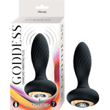 Goddess Diamond Vibrating Plug Black