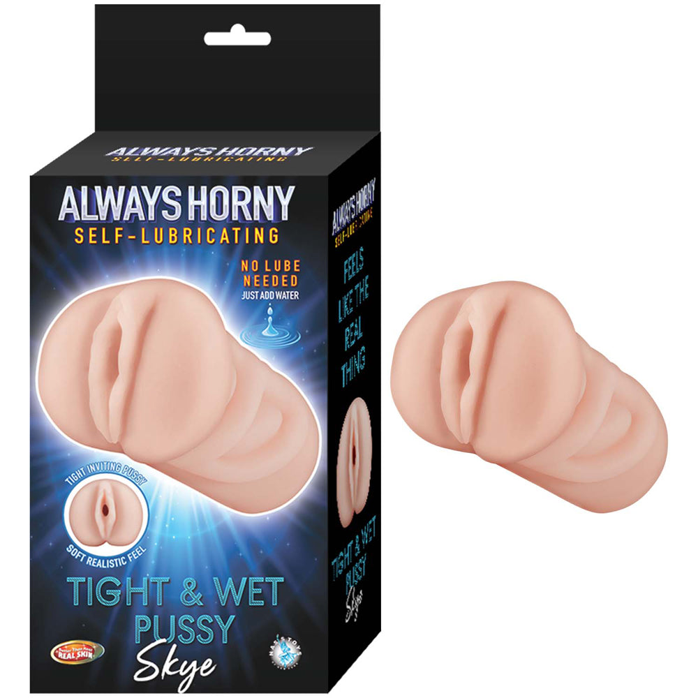 Always Horny Self-Lubricating Masturbator Skye White