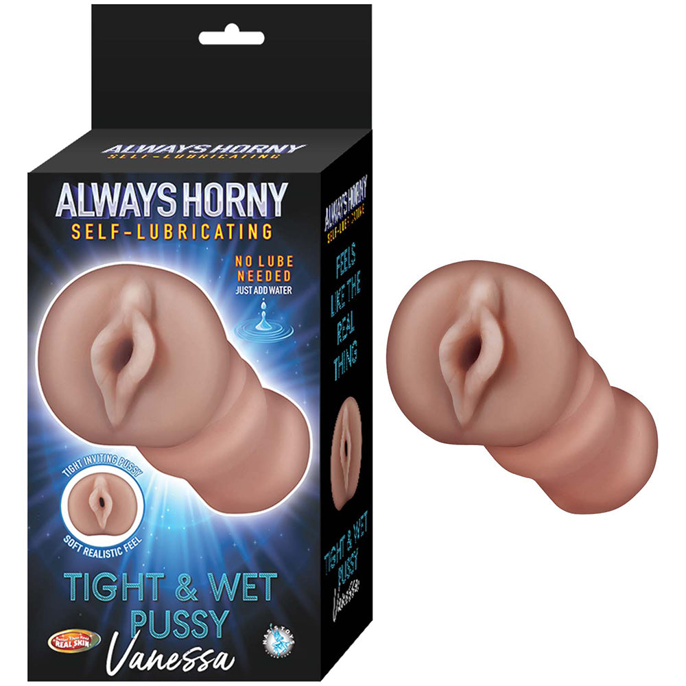 Always Horny Self-Lubricating Masturbator Vanessa Brown