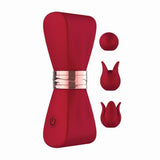 Gold Glam Tri-Tip Vibe Red