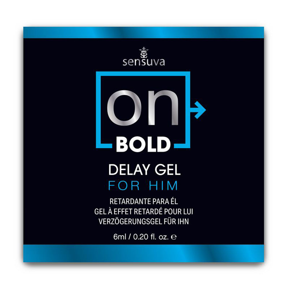 On Bold Delay Gel 6 Ml. Single-Use Packet