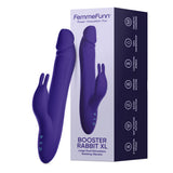 Femmefunn Booster Rabbit XL Dark Purple