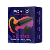 Pointed Vibrating Plug Black