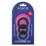 F-39: Trio Cockring Set Black