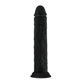 Model J 9.5" Liquid Silicone Dong Black