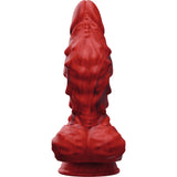 Tentra Vulkris Volcanic Dragon Vibrating Dildo Red