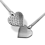 Nixie Stainless Steel Riding Crop Flaming Heart