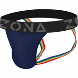 Blue Pride Pulse Jockstrap Large