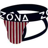 Crimson Candycane Jockstrap Medium