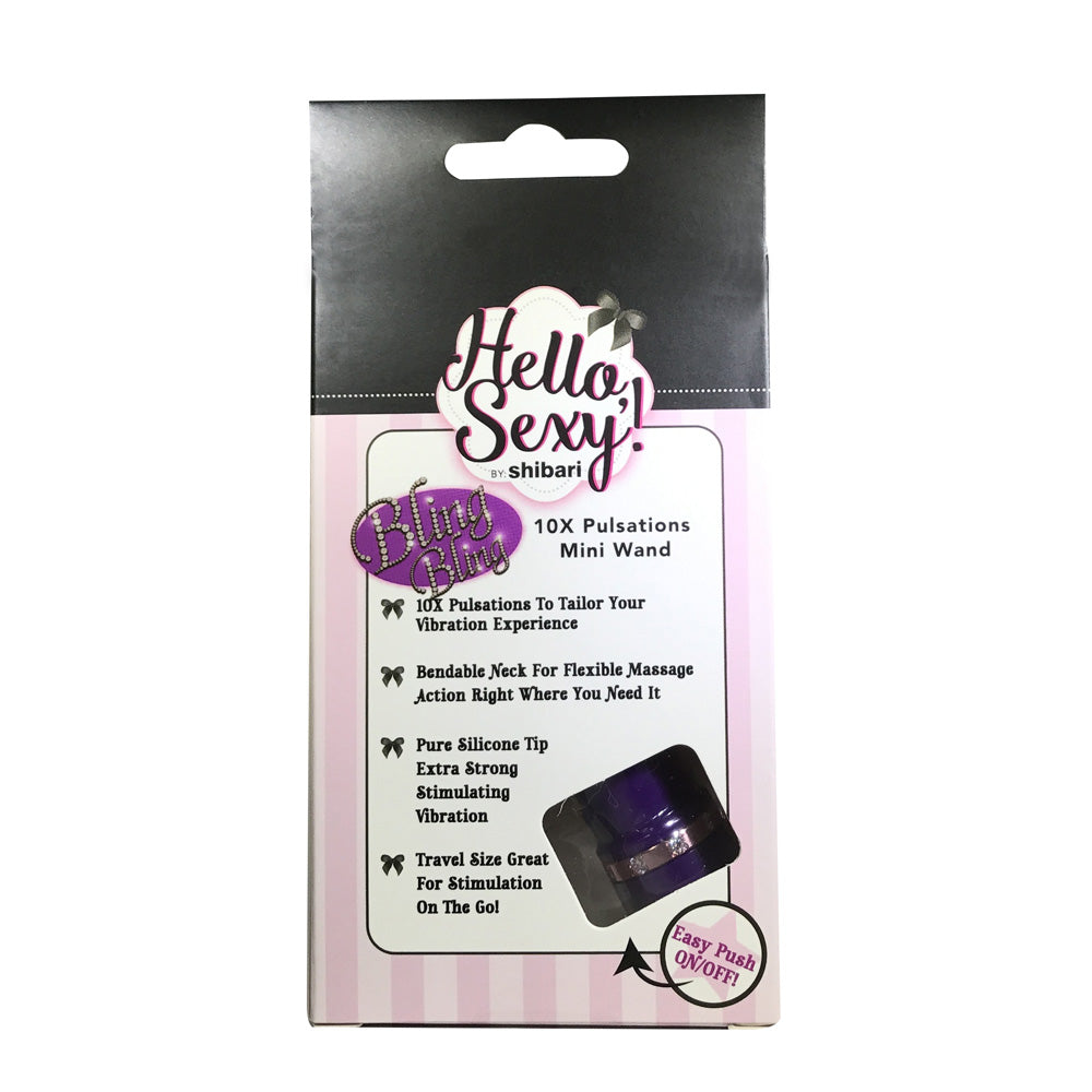 Hello, Sexy! Bling, Bling Mini Wand Purple