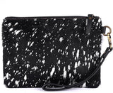 Mesa Luna Metallic Cowhide Handcrafted Large Wristlet