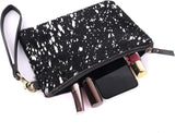 Mesa Luna Metallic Cowhide Handcrafted Large Wristlet