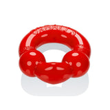 Ultraballs 2-Pack Cock Ring Steel & Red