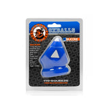 Tri-Squeeze Cock Sling/Ball Stretcher Cobalt Ice