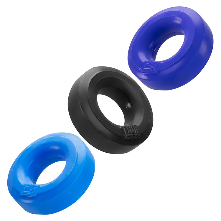 Huj3 C-Ring 3-Pack By Hunkyjunk Blue/Multi