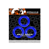 Willy Rings 3-Pack Cockrings Police Blue