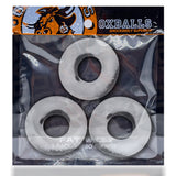 Fat Willy 3-Pack Jumbo Cockrings Clear