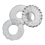 Bonemaker 3-Pack Cockring Kit Clear