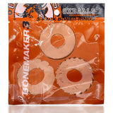 Bonemaker 3-Pack Cockring Kit Clear