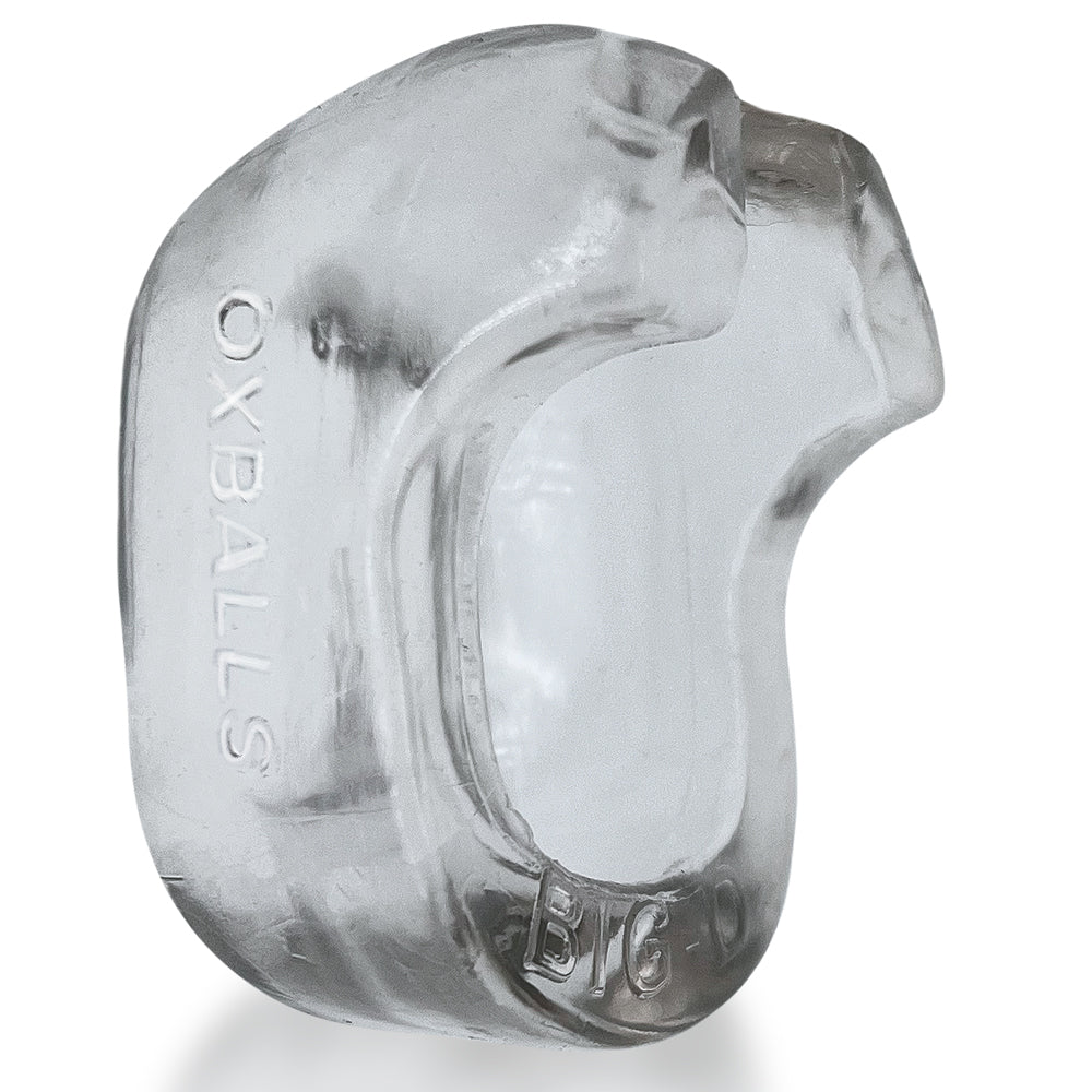 Big-D Shaft Grip Cockring Clear