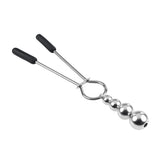 Beaded Nipple Clamps Silver