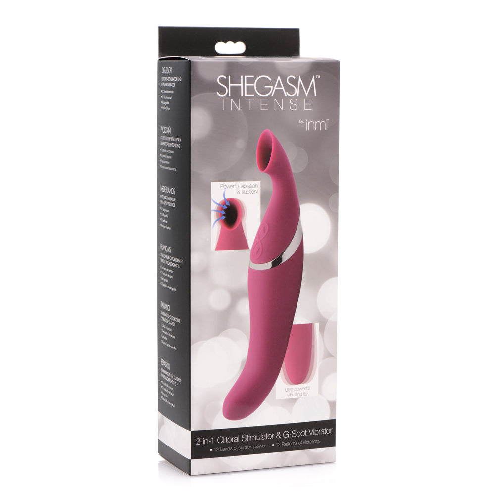Inmi Shegasm Intense 2-In-1 Clit Stimulator & G-Spot Vibe