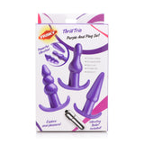 Frisky Thrill Trio Anal Plug Set Purple