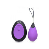 Bang! 10X Vibrating Silicone Egg With Remote Control Purple