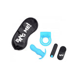 Bang! Duo Blast C-Ring, Butt Plug, Bullet, & Blindfold Kit Blue