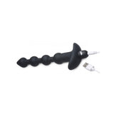 Bang! Vibrating Silicone Anal Beads & Remote Control Black
