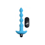 Bang! Vibrating Silicone Anal Beads & Remote Control Blue