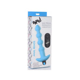 Bang! Vibrating Silicone Anal Beads & Remote Control Blue