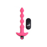 Bang! Vibrating Silicone Anal Beads & Remote Control Pink