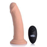 Swell 7X Inflatable And Vibrating Remote Control Silicone Dildo 7"