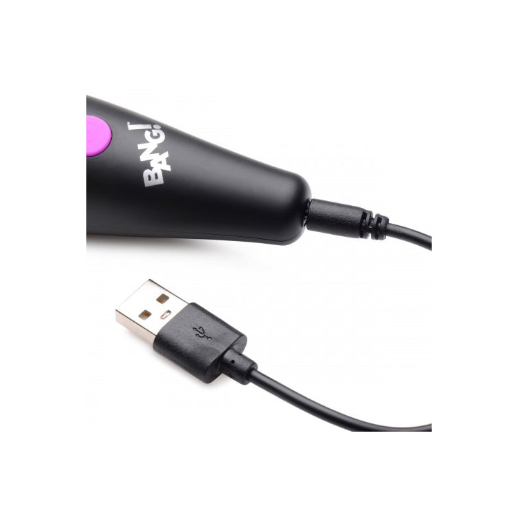 Bang! 10X Vibrating Mini Silicone Wand Purple