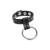 Strict Leather Cock Gear Leather And Steel Cock & Ball Ring