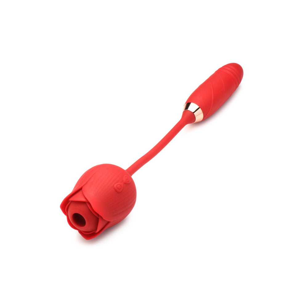 Bloomgasm Romping Rose 10X Suction Rose & Thrusting Vibrator