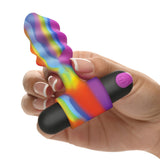 Bang! Vibrating Rainbow Butt Plug