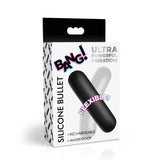 Bang! Flexible Silicone Bullet Black