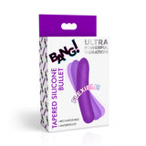 Bang! Tapered Flexible Silicone Bullet Purple